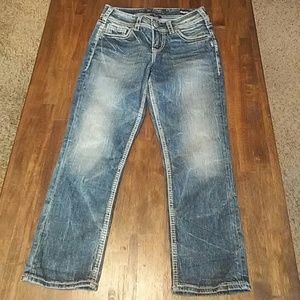 Silver Suki mid capri size 26/22